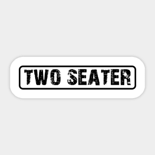 Two Seater Sticker